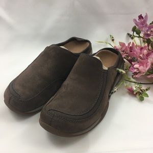 Merrell Brown Slip On Mule